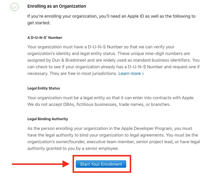 iOS个人/企业开发者账号申请流程及注意事项 五