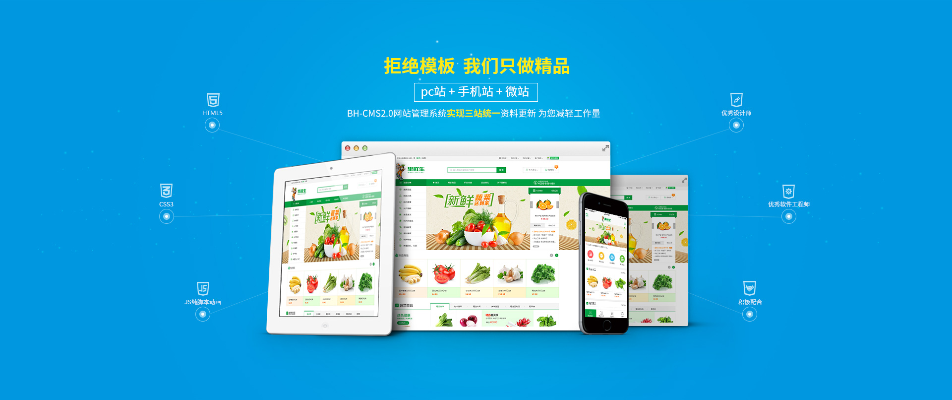 拒绝模板 我们只做精品